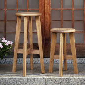 Stools, large and small